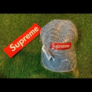 Brand New Supreme Circles Jacquard Denim Camp Cap
Style: Blue